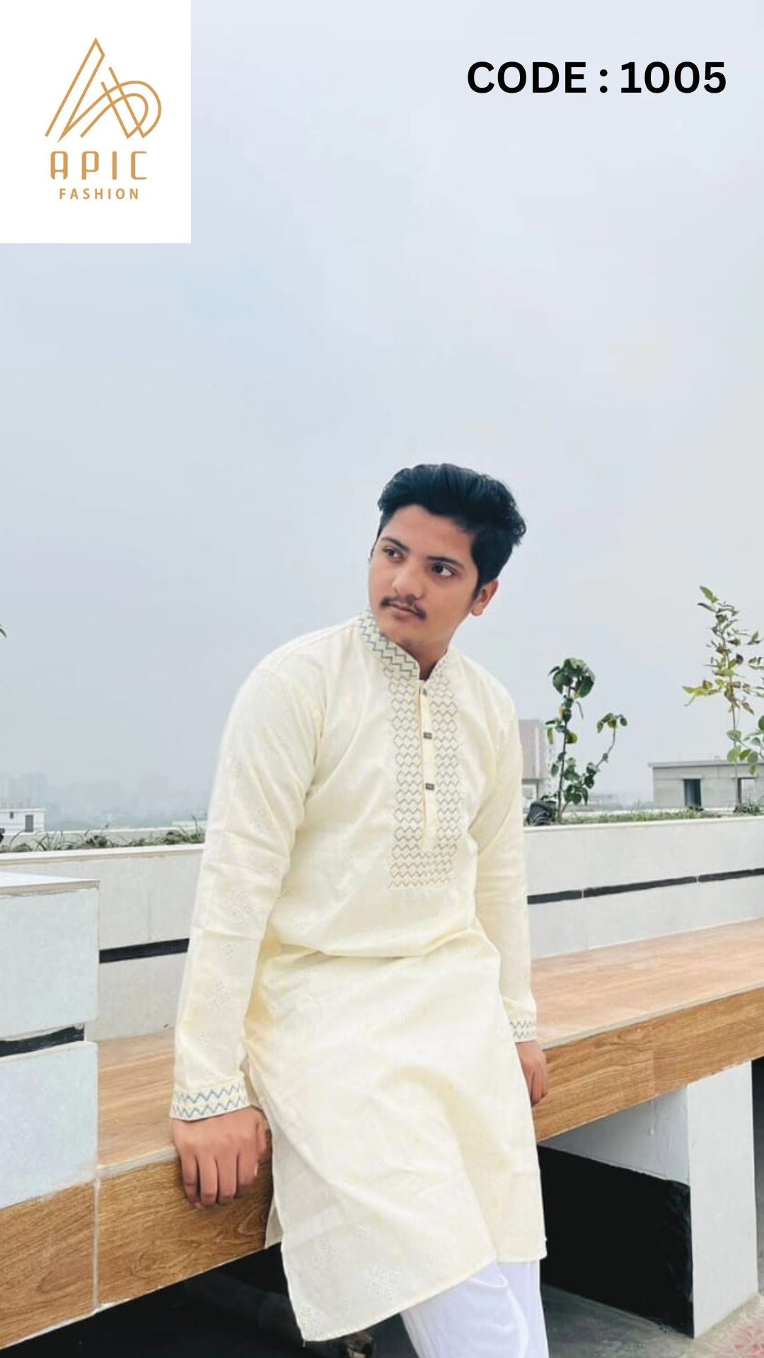 Man's Regular Fit Punjabi